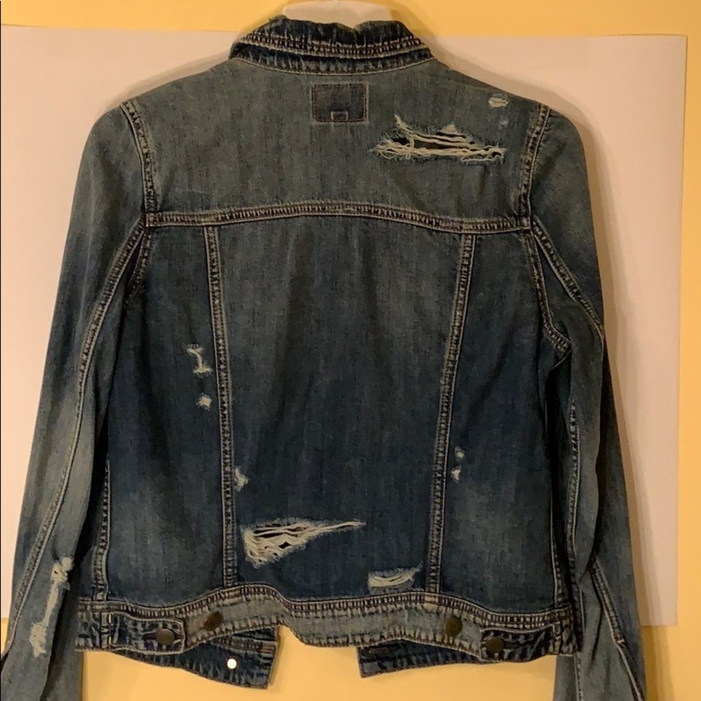 DISTRESSED AMERICAN EAGLE Outfitters Jacket! - Picture 2 of 8